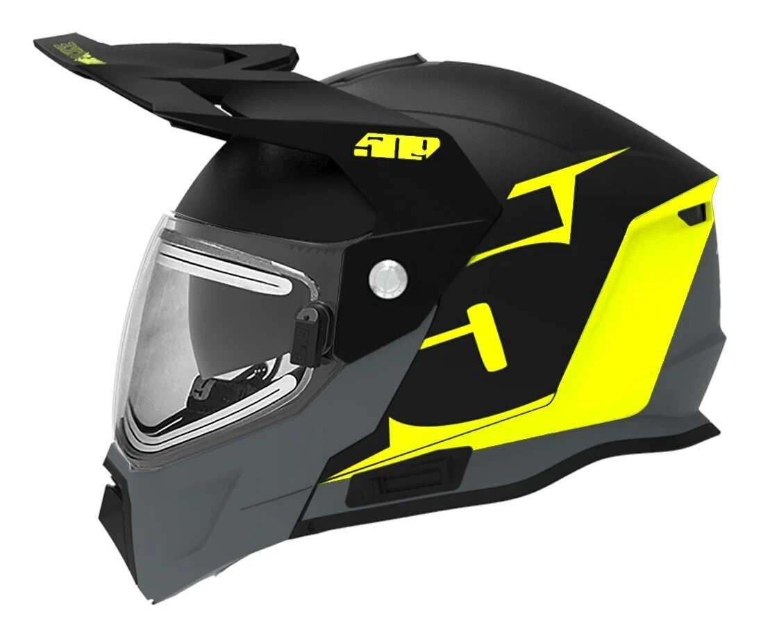 509 Delta R4 Ignite Helmet - Electric Shield Lime Green/Grey / SM [Open Box] - Image 2
