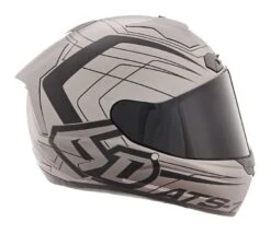 6D ATS-1R Aero Helmet -Motorcycle Series 6 dats1 r aero helmet matte titanium 4