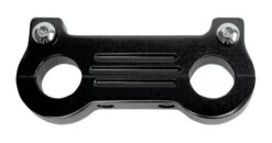 Accutronix Gauge Mount T-Bar Adapter For Harley 1" Clamps / Black [Open Box] -Motorcycle Series accutronix gauge mount t bar adapter for harley1 clamps black open box black 2