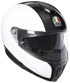 AGV Sportmodular Carbon Helmet White/Black / XS [Open Box]