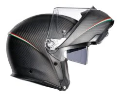 AGV Sportmodular Carbon Tricolore Helmet Matte Black / XL [Blemished - Very Good] -Motorcycle Series agv sportmodular carbon tricolore helmet matte black xl blemished very good matte black 2