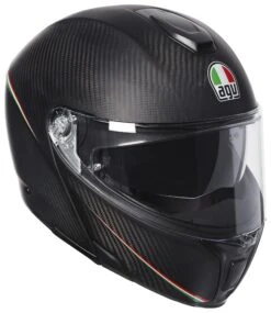 AGV Sportmodular Carbon Tricolore Helmet Matte Black / XL [Blemished - Very Good]