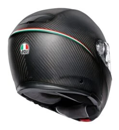 AGV Sportmodular Carbon Tricolore Helmet Matte Black / XL [Blemished - Very Good] -Motorcycle Series agv sportmodular carbon tricolore helmet matte black xl blemished very good matte black 4