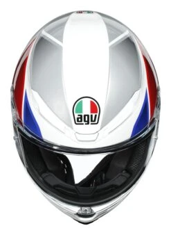 AGV K6 Hyphen Helmet -Motorcycle Series agvk6 hyphen helmet white red blue 6