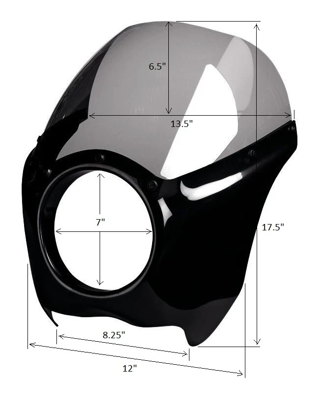 Arlen Ness Universal Fairing For Harley Narrow Glide - Image 6