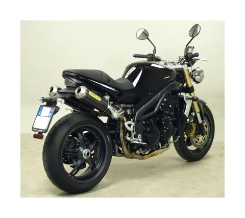 Arrow Round Slip-On Exhaust Triumph Speed Triple 2007-2010 - Image 4