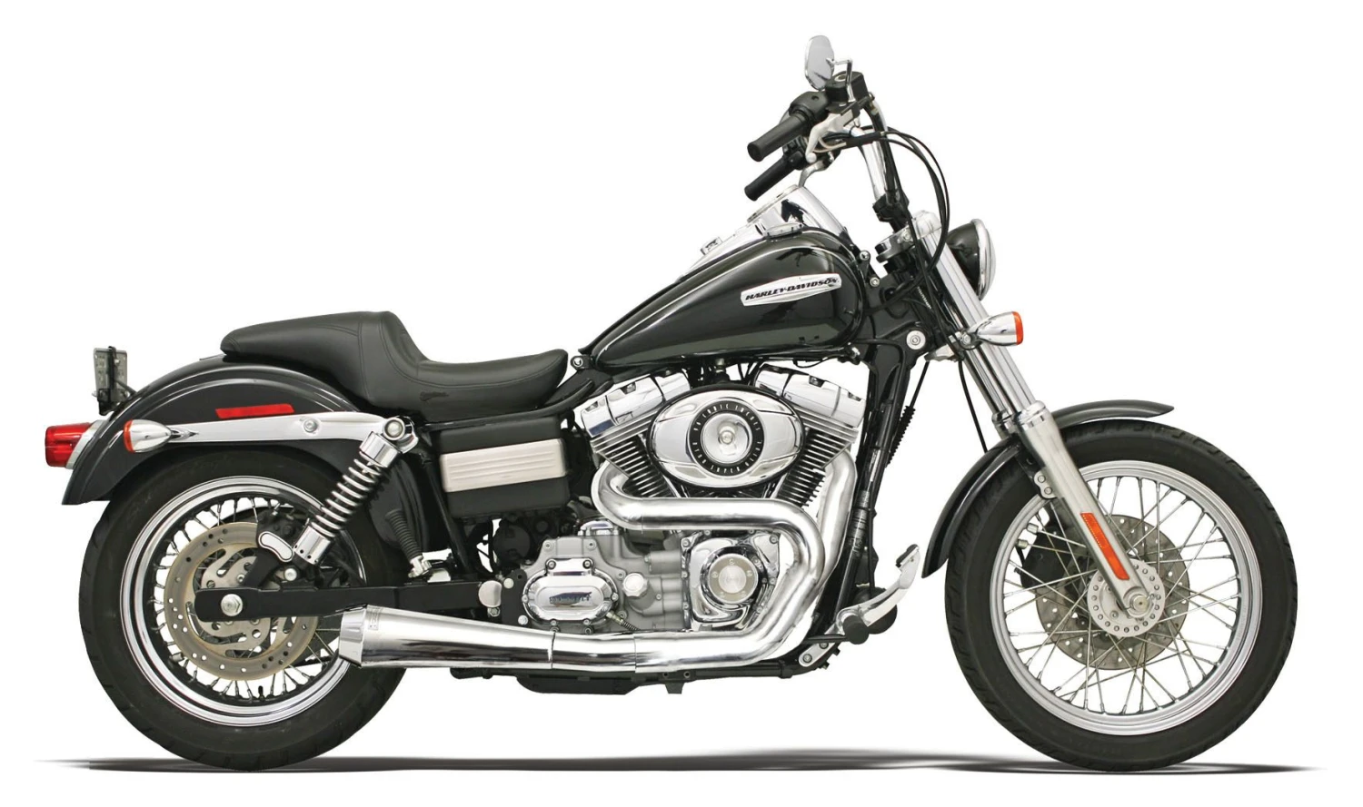 Bassani Road Rage 2-Into-1 1.75" Exhaust For Harley Dyna 1991-2017 - Image 3