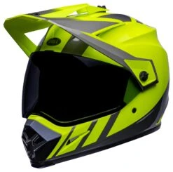 Bell Helmets Bell MX-9 Adventure Mips Dash Helmet -Motorcycle Series bell helmets mx9 adv mi dash hi viz yellow grey