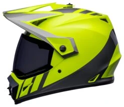 Bell Helmets Bell MX-9 Adventure Mips Dash Helmet -Motorcycle Series bell helmets mx9 adv mi dash hi viz yellow grey 7