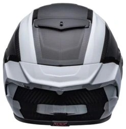 Bell Helmets Bell Race Star Flex DLX Tantrum Helmet Matte Black/Gloss Black/White / LG [Open Box] -Motorcycle Series bell race star flex dlx tantrum helmet matte black gloss black white lg open box matte black gloss black white 3