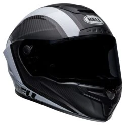 Bell Helmets Bell Race Star Flex DLX Tantrum Helmet Matte Black/Gloss Black/White / LG [Open Box] -Motorcycle Series bell race star flex dlx tantrum helmet matte black gloss black white lg open box matte black gloss black white 5