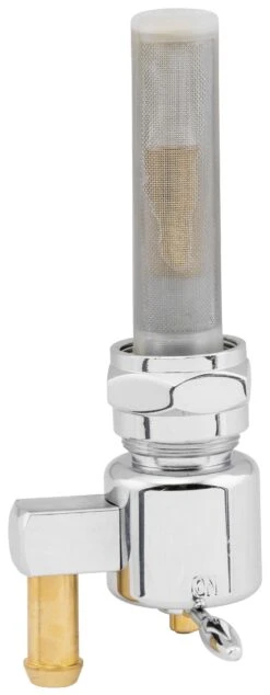 Biker's Choice Late Style Petcock -Motorcycle Series bikers choice round petcock22 mm lft side 2