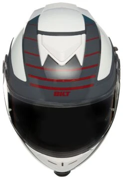 BILT Nomad Hyper Helmet -Motorcycle Series bilt nomad hyper helmet white black red 4
