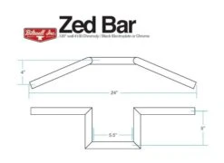 Biltwell Zed 7/8" Handlebars -Motorcycle Series biltwell zed78 handlebars 4