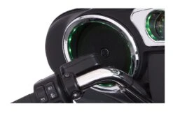 Ciro Front Speaker Accents For Harley Touring 2014-2023 -Motorcycle Series ciro front speaker accents for harley touring20142015 with light