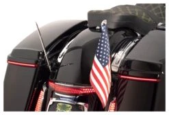 Ciro High Caliber Flexible Antenna For Harley Touring 1989-2023 -Motorcycle Series ciro high caliber flexible antenna chrome