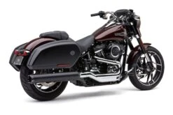 Cobra Slip-On For Harley FLSB 2018-2021 -Motorcycle Series cobra slip on for harley flsb20182021 black 3