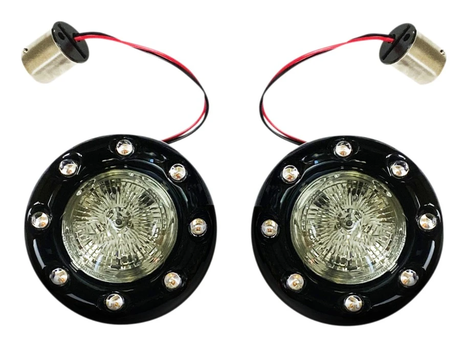 Custom Dynamics ProBeam Bullet Ringz Rear Turn Signals For Harley 2000-2023 2 Custom Dynamics ProBeam Bullet Ringz Rear Turn Signals For Harley 2000-2023 - Image 2