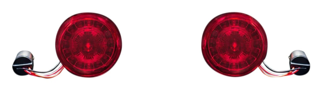 Custom Dynamics ProBeam Halo LED Rear Turn Signal Inserts For Harley 2007-2023