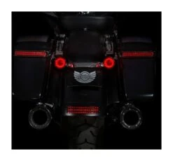Custom Dynamics ProBeam Halo LED Rear Turn Signal Inserts For Harley 2007-2023 -Motorcycle Series custom dynamics pro beamled turn signal conversion kit for harley20112018