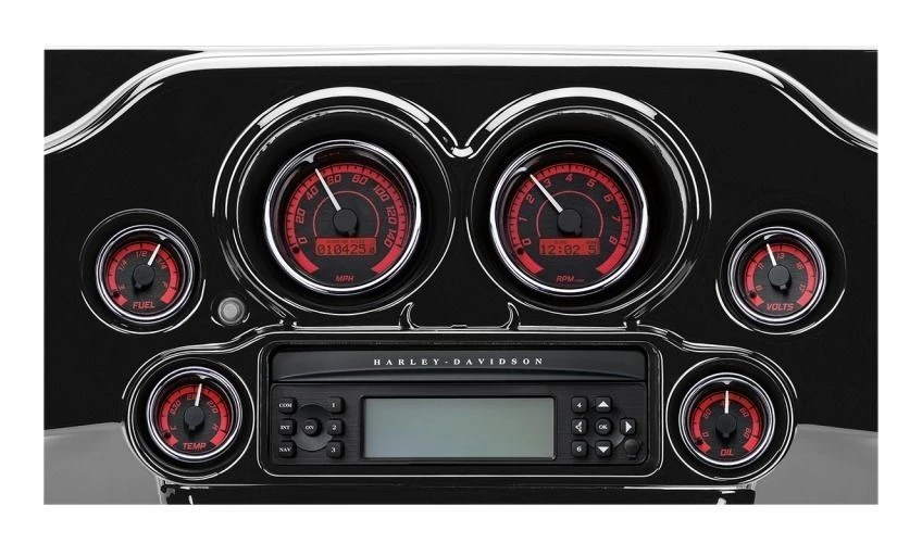 Dakota Digital MVX-8K Series Plug-In 6-Gauge Kit For Harley Touring 1996-2003 - Image 3