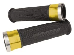 Driven Racing Halo Grips -Motorcycle Series driven grip halo gold black gold black