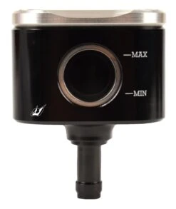 Driven Black 31cc Front Brake Reservoir Left Exit -Motorcycle Series driven racing brake clutch reservoir16cc 14