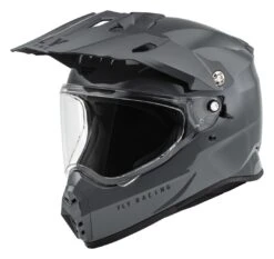 Fly Racing Trekker Helmet -Motorcycle Series fly racing dirt trekker helmet grey