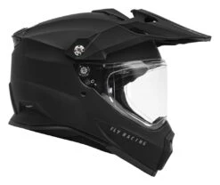 Fly Racing Trekker Helmet -Motorcycle Series fly racing dirt trekker helmet matte black 2