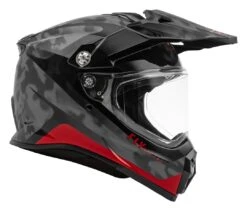 Fly Racing Trekker Pulse Helmet -Motorcycle Series fly racing dirt trekker pulse helmet black camo red 1