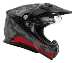 Fly Racing Trekker Pulse Helmet -Motorcycle Series fly racing dirt trekker pulse helmet black camo red 2