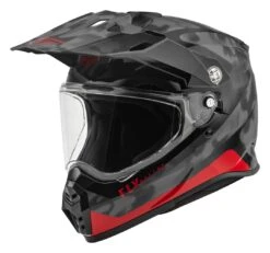 Fly Racing Trekker Pulse Helmet -Motorcycle Series fly racing dirt trekker pulse helmet black camo red