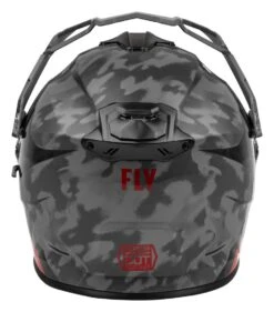 Fly Racing Trekker Pulse Helmet -Motorcycle Series fly racing dirt trekker pulse helmet black camo red 4
