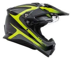 Fly Racing Trekker Pulse Helmet -Motorcycle Series fly racing dirt trekker pulse helmet black hi viz 1