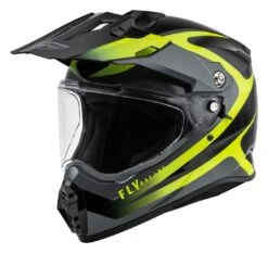 Fly Racing Trekker Pulse Helmet -Motorcycle Series fly racing dirt trekker pulse helmet black hi viz