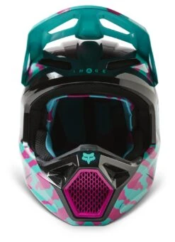 Fox Racing V1 Nuklr Helmet -Motorcycle Series fox racing v1 nuklr helmet 6