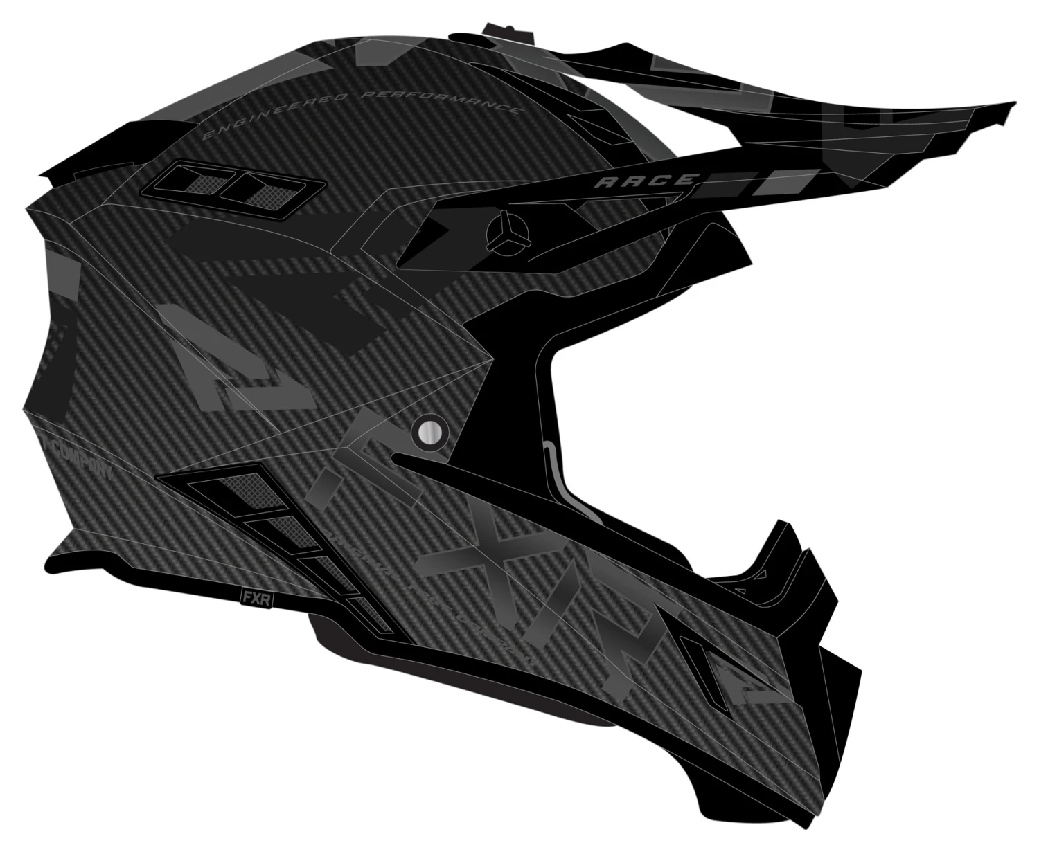 FXR Helium Carbon Helmet W/ Fidlock 2 FXR Helium Carbon Helmet W/ Fidlock - Image 2