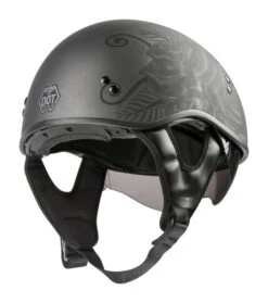 GMax HH65 Devotion Naked Helmet -Motorcycle Series g max hh65 naked devotion helmet black silver 4