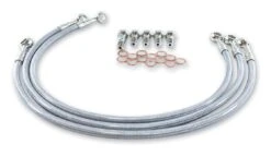 Galfer Stainless Steel 6 Line Kit - Front And Rear Included