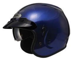 GMax GM32 Helmet - Solid -Motorcycle Series gmax helmets gm32 of helmet w sun shield blue