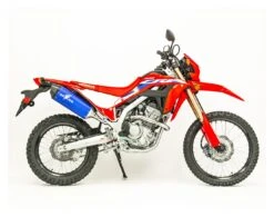 Graves Titanium Exhaust System Honda CRF300L / Rally 2021-2023 -Motorcycle Series graves motorsports honda crf300 l slip on exhaust 2