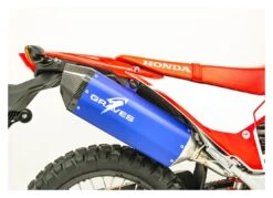 Graves Titanium Exhaust System Honda CRF300L / Rally 2021-2023 -Motorcycle Series graves motorsports honda crf300 l slip on exhaust 3