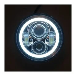 HogWorkz LED 7" Halomaker Headlight And 4 1/2" Halomaker Passing Lamps Kit For Harley 1994-2023 -Motorcycle Series hog workz led7 halomaker headlight for harley 3