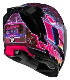 Icon Airflite Synthwave Helmet -Motorcycle Series icon airflite synthwave helmet purple 2