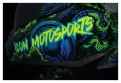 Icon Variant Pro Willy Pete Helmet -Motorcycle Series icon hlmt vpro willypete blue green 3