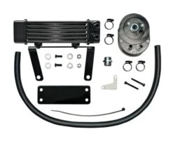 Jagg Horizontal Low Mount Oil Cooler Kit For Harley Softail 2000-2017