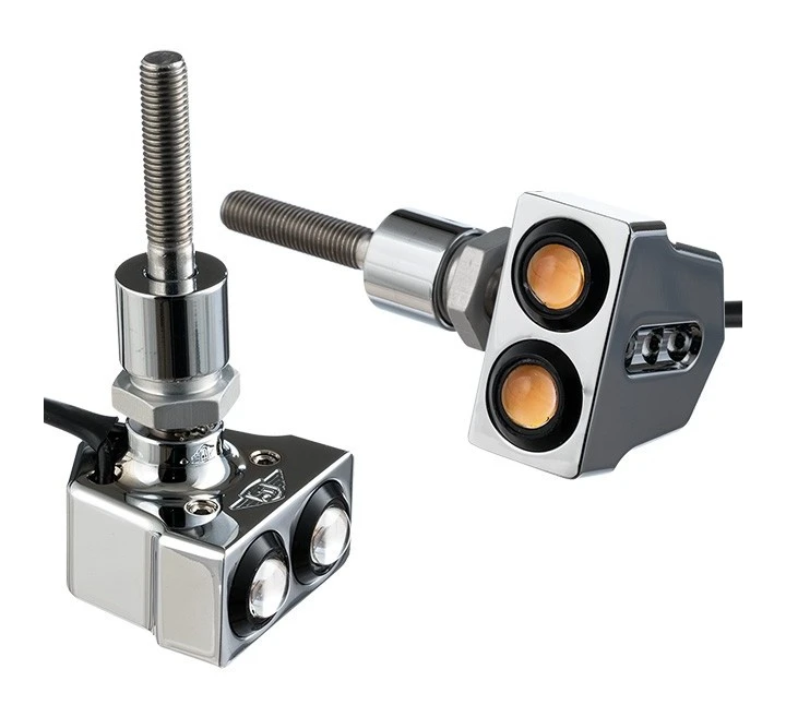 Joker Machine LED Dual Rat Eye Mirror Mount Front Turn Signals - Image 2