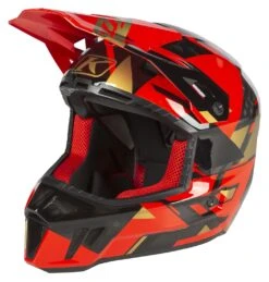 Klim F3 Carbon Raid Helmet -Motorcycle Series klim f3 carbon raid helmet red gold