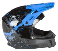 Klim F3 Recoil Helmet -Motorcycle Series klim f3 recoil helmet blue black 2