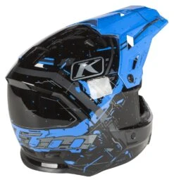 Klim F3 Recoil Helmet -Motorcycle Series klim f3 recoil helmet blue black 3